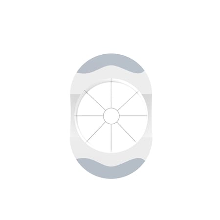 Core Kitchen Core Kitchen Gray ABS/Stainless Steel Apple Slicer L-6.89 W-4.10 H-2.20 AC29824